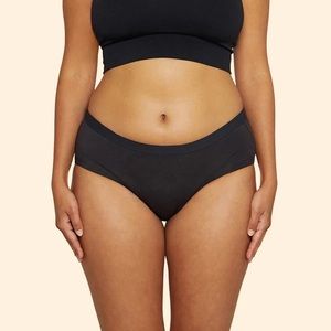 Thinx Modal Cotton Heavy Black Brief Period Underwear